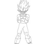 Vegeta de brazos cruzados