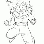 dibujo gohan joven