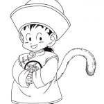 dibujo Gohan kid ni&ntilde;o bebe