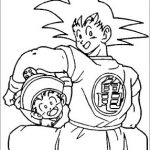 Son Goku y Son Gohan dibujo