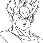 Dibujo Gohan del futuro