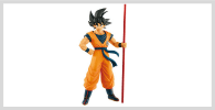 Goku adulto con bastón mágico