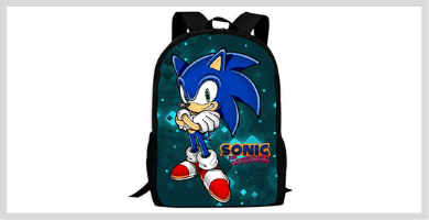 Mochilas Sonic Amazon AliExpress Ebay Mercadolibre Visto en Pantalla Kurogami Redbubble