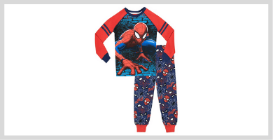 Pijamas Spiderman osplay original Amazon AliExpress Ebay Mercadolibre H&M Kiabi El Corte Ingles